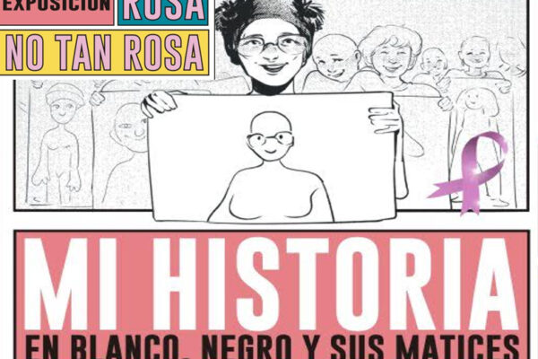 Exposición de comics rosa no tan rosa