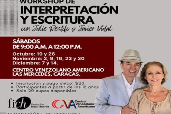 Workshop de interpretacion Javier Vidal y Julie Restifo