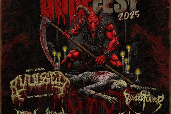 Afiche Oficial Extreme Gore Fest XIX Aniversario EGF 2025