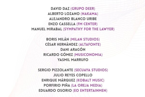 Ponentes Caracas Music Biz 360