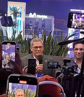 Anibal Briceno presidente de Movilnet anuncio plan de datos corporativos desde la Fitelven 2025