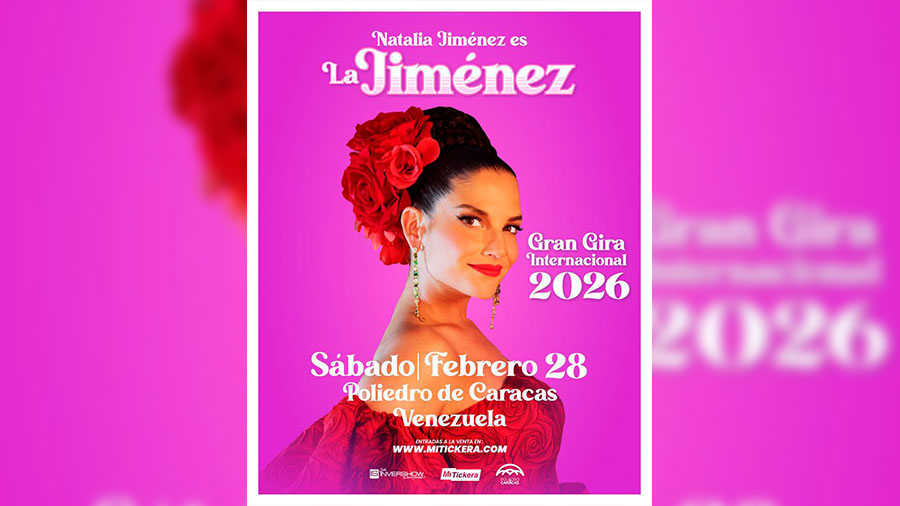 natalia jimenez llega al poliedro de caracas 55606