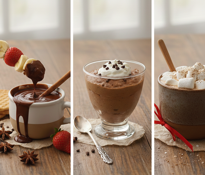 postre achocolatados