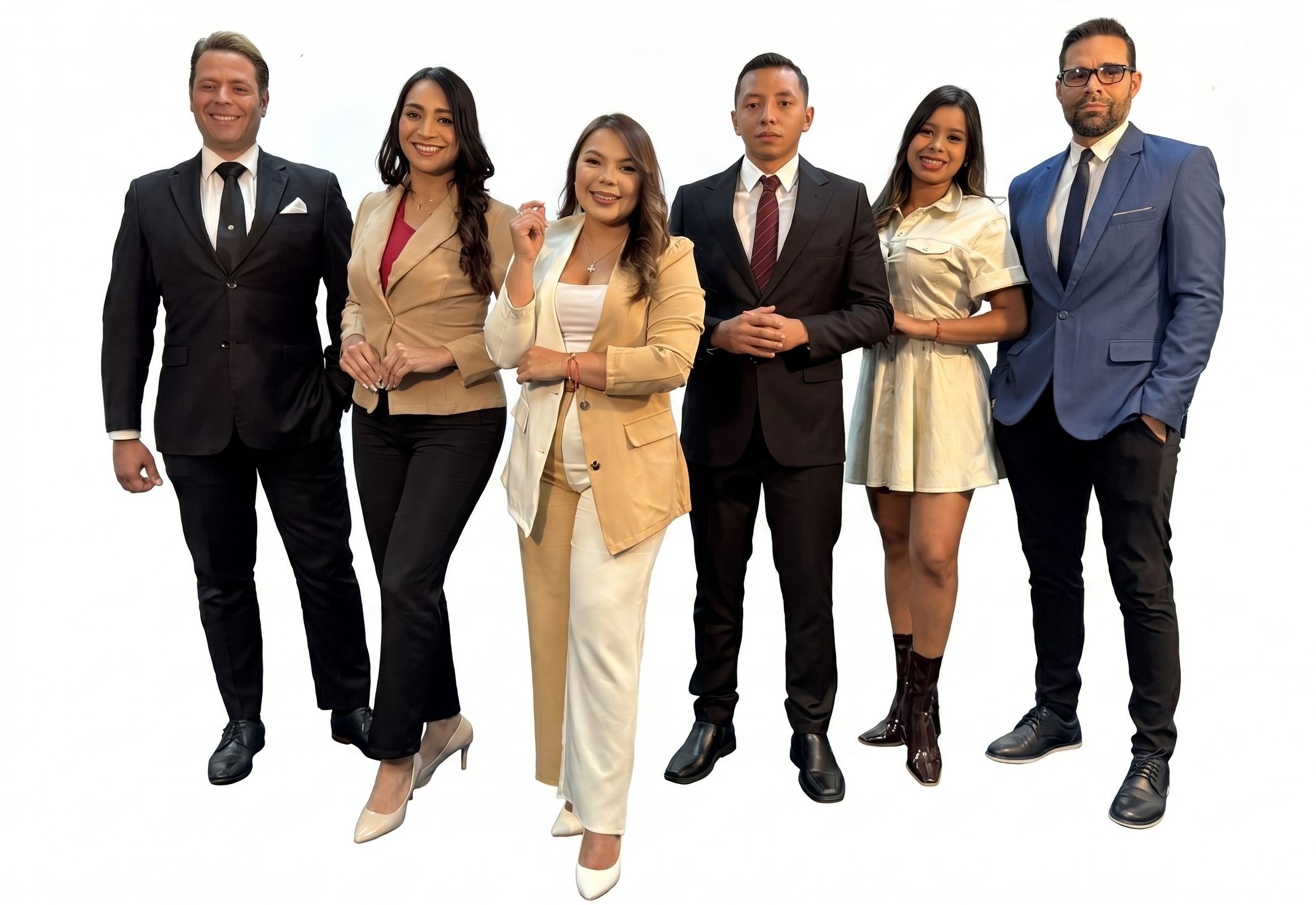 Informativos Canal i 1 De Izq a Der. Gerardo Hersen Meibrin Parraga Oriana Cabello Isaac Perez Fabiola Olavarria y Gerardo Andres Flores