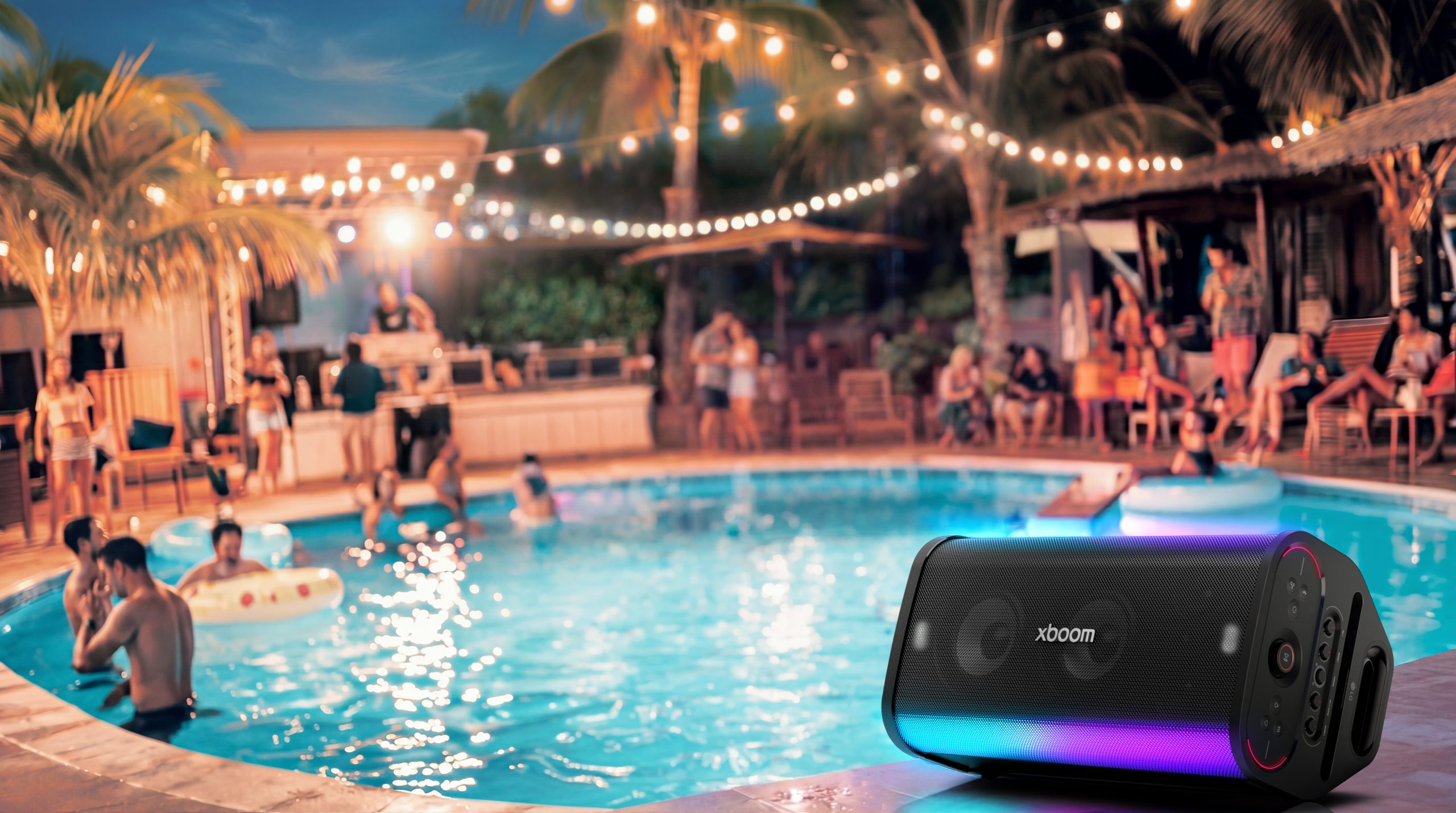 xboom bluetooth speaker stage501 2026 lifestyle image pool scaled