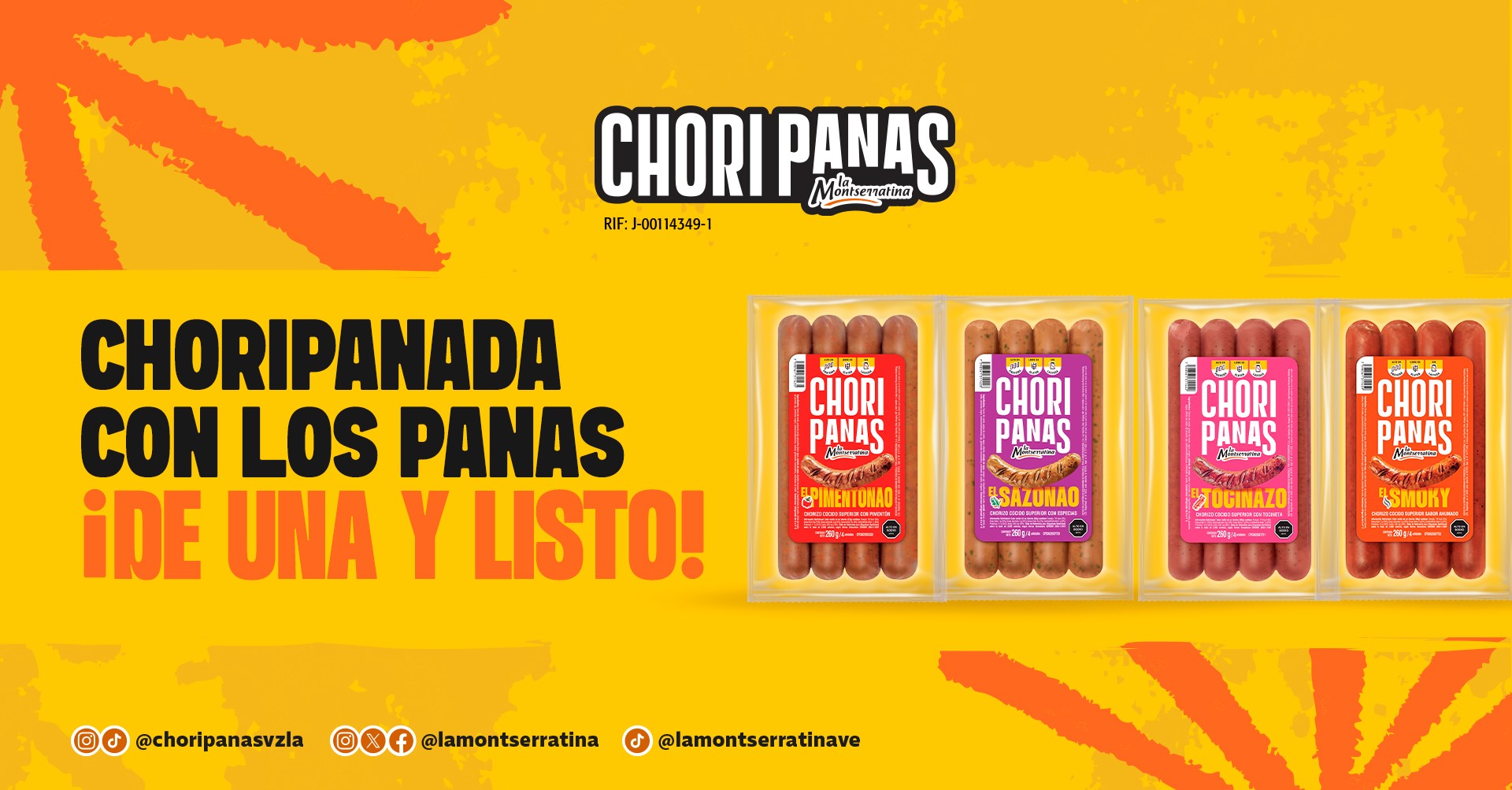 Choripanas: El plan rápido y práctico 1 Choripanas By La Montserratina